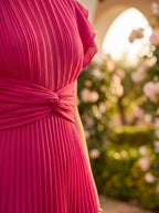Seraphina | Vestido Maxi Plisado