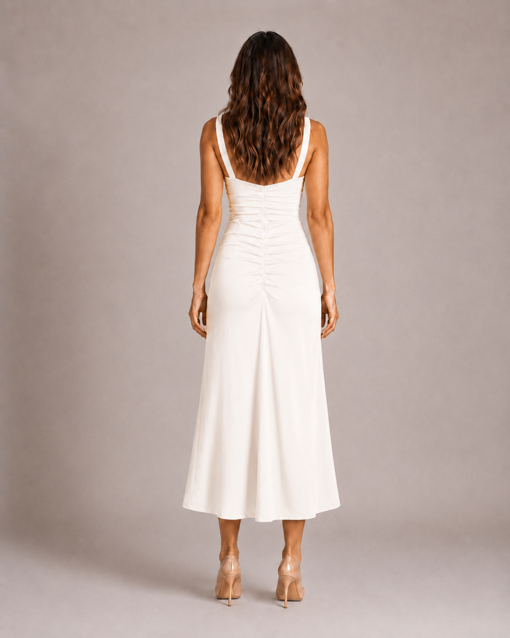 Sculpt | Vestido Midi Fruncido
