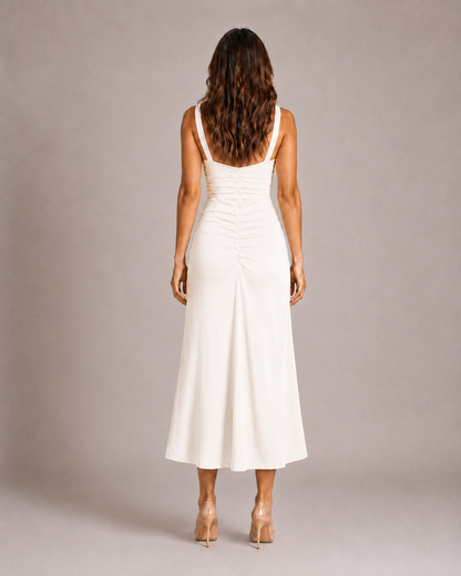 Vestido Midi Sculpt Fruncido