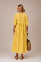 Sefi | Vestido Midi de Lino