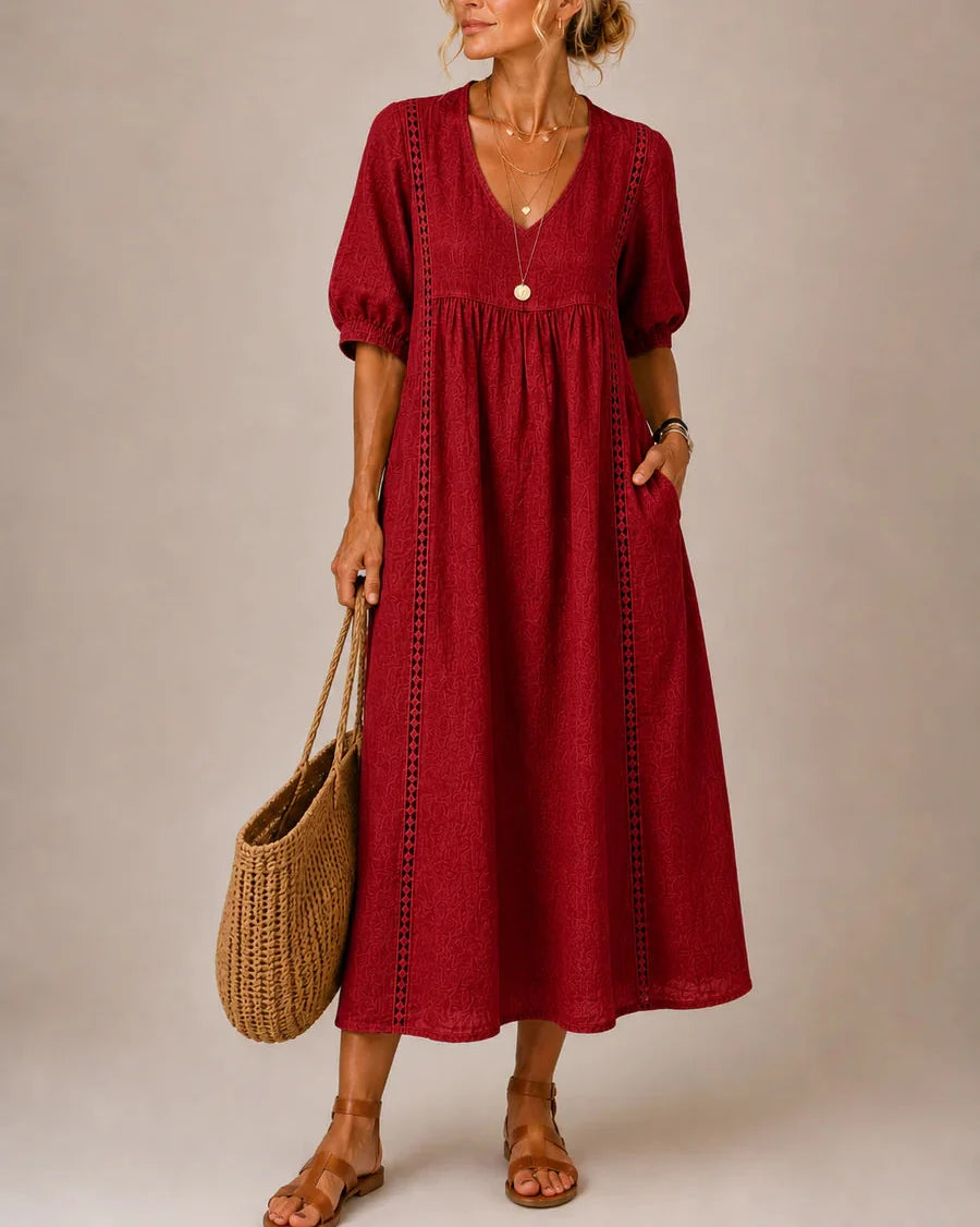 Sefi | Vestido Midi de Lino