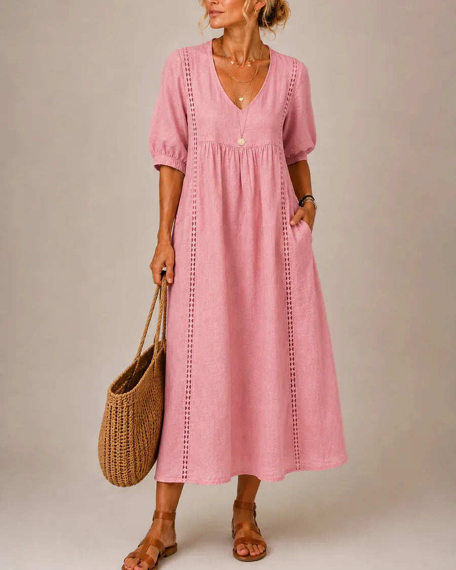 Sefi | Vestido Midi de Lino