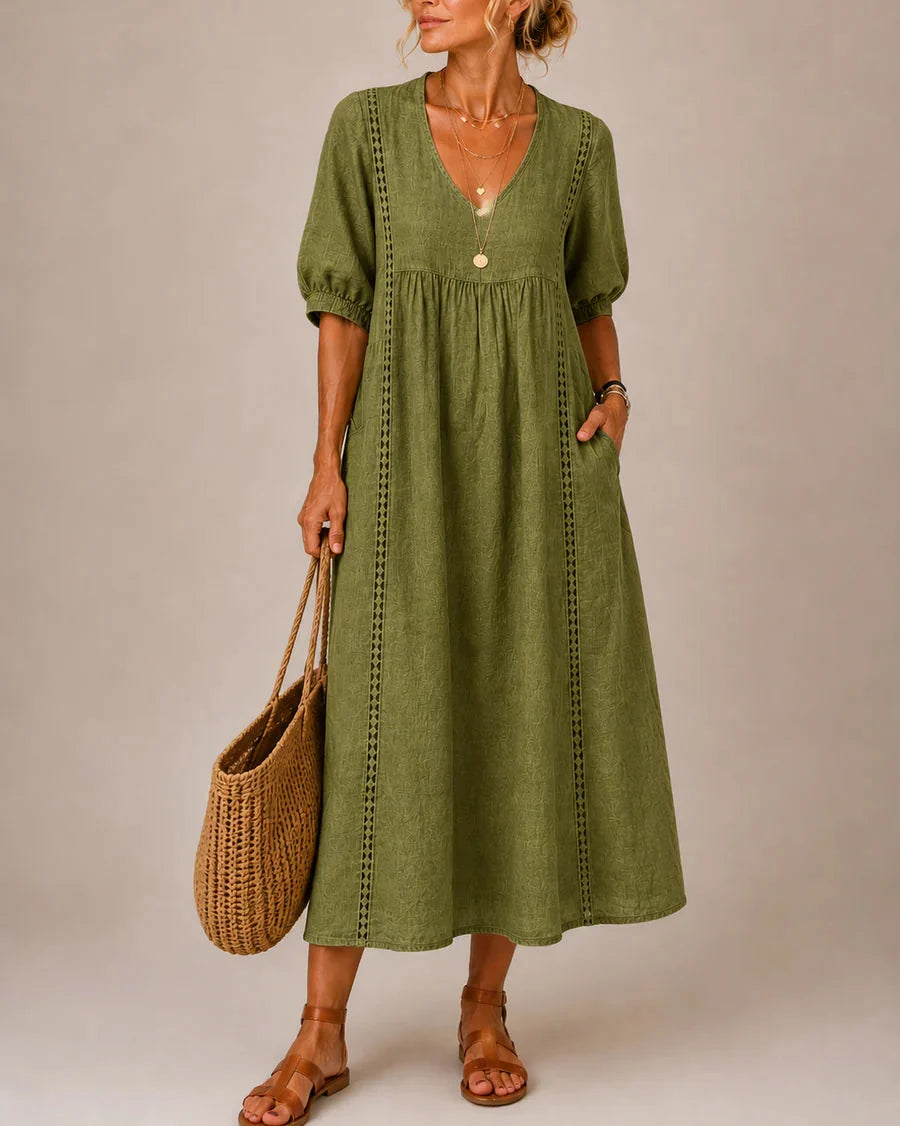 Sefi | Vestido Midi de Lino
