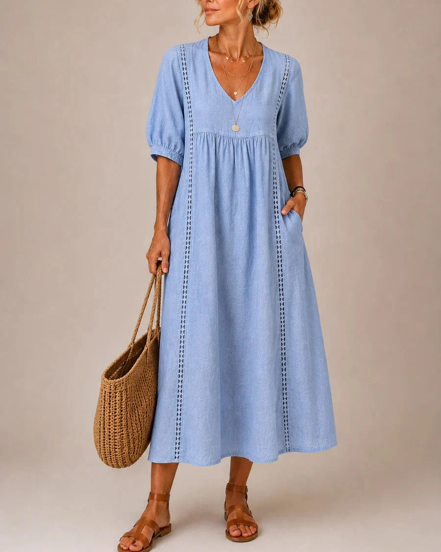 Sefi | Vestido Midi de Lino