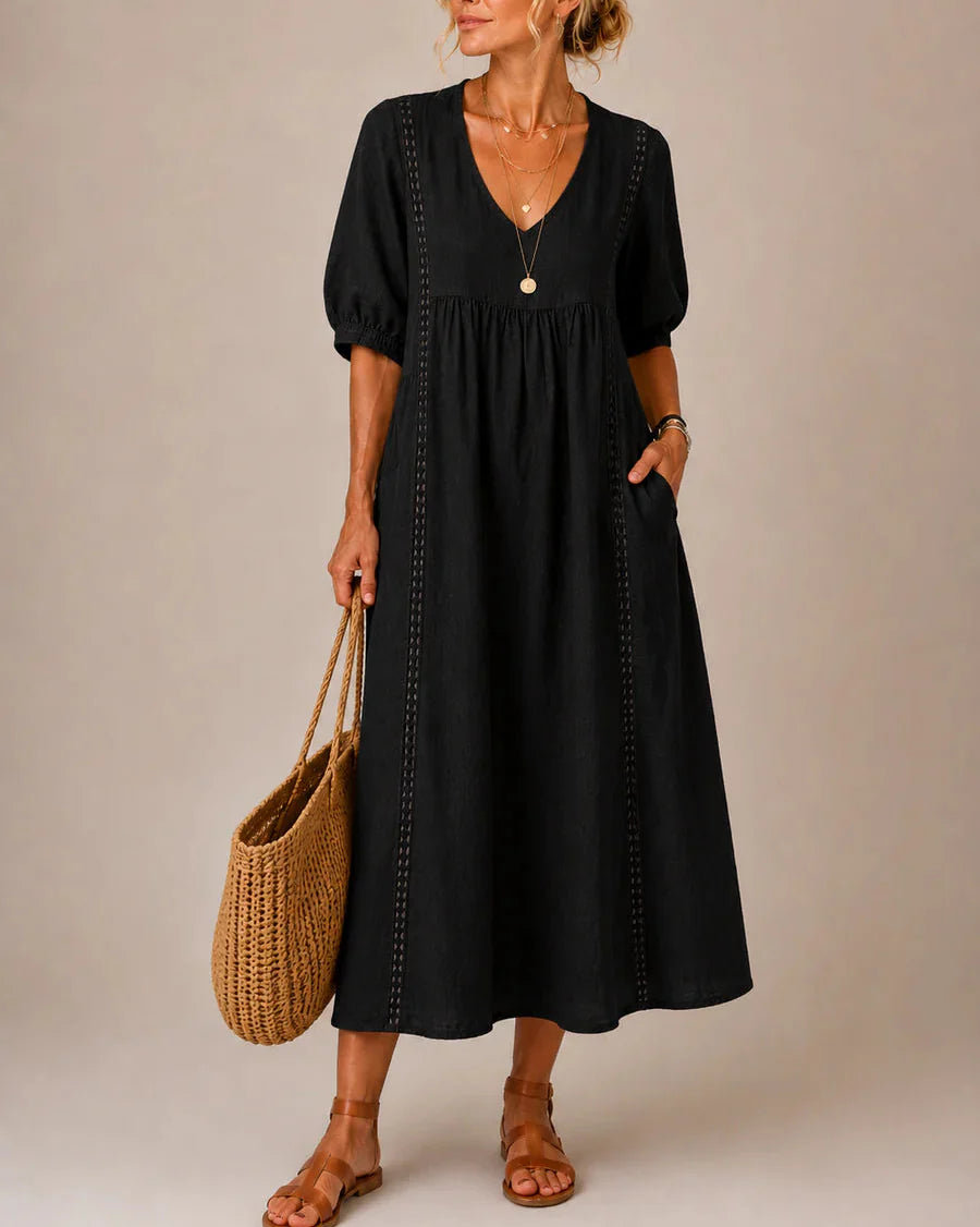 Sefi | Vestido Midi de Lino