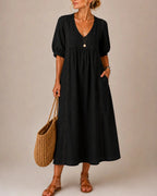 Sefi | Vestido Midi de Lino