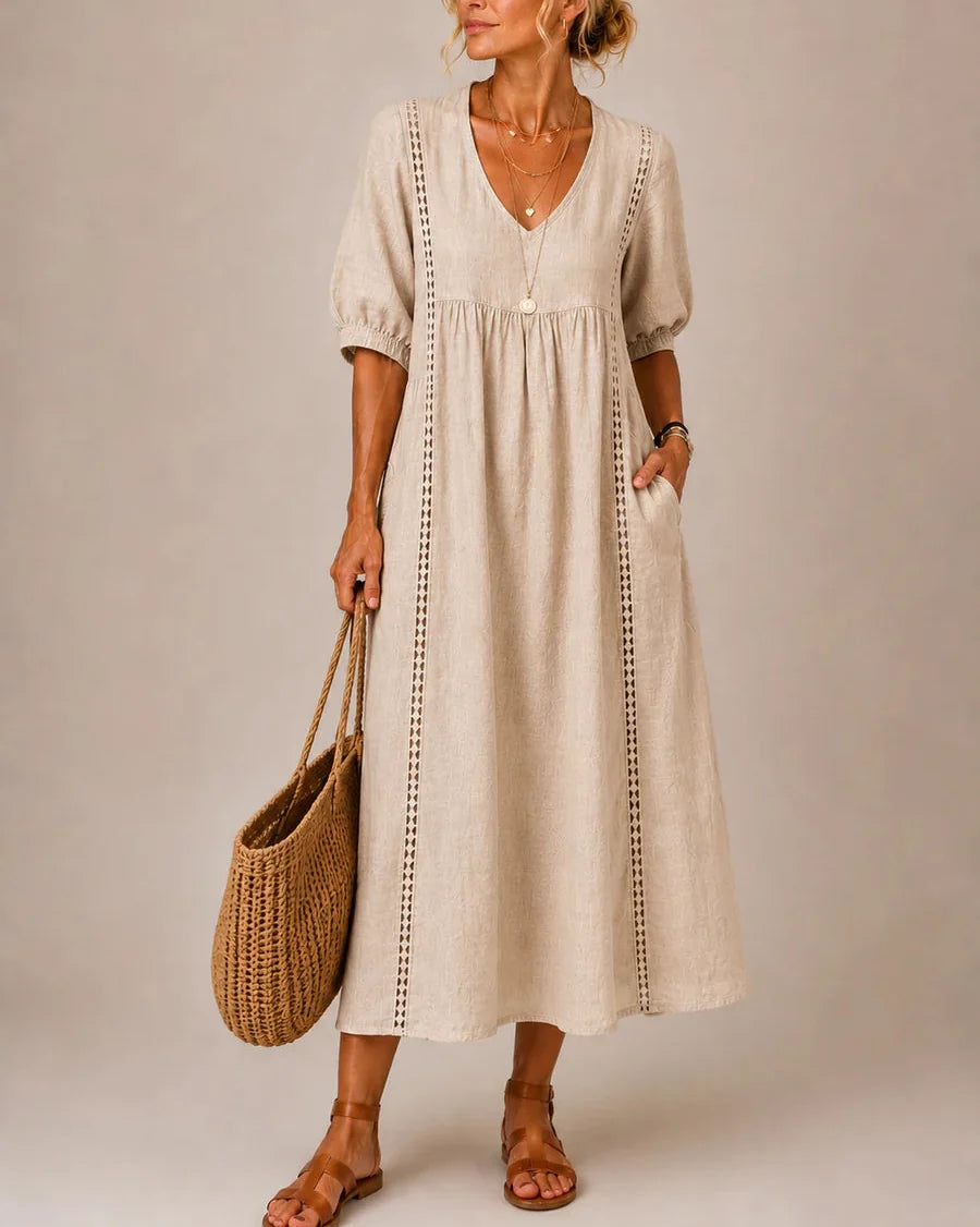 Sefi | Vestido Midi de Lino