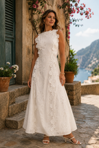 Della | Vestido Maxi Bordado