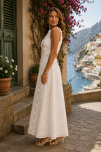 Della | Vestido Maxi Bordado
