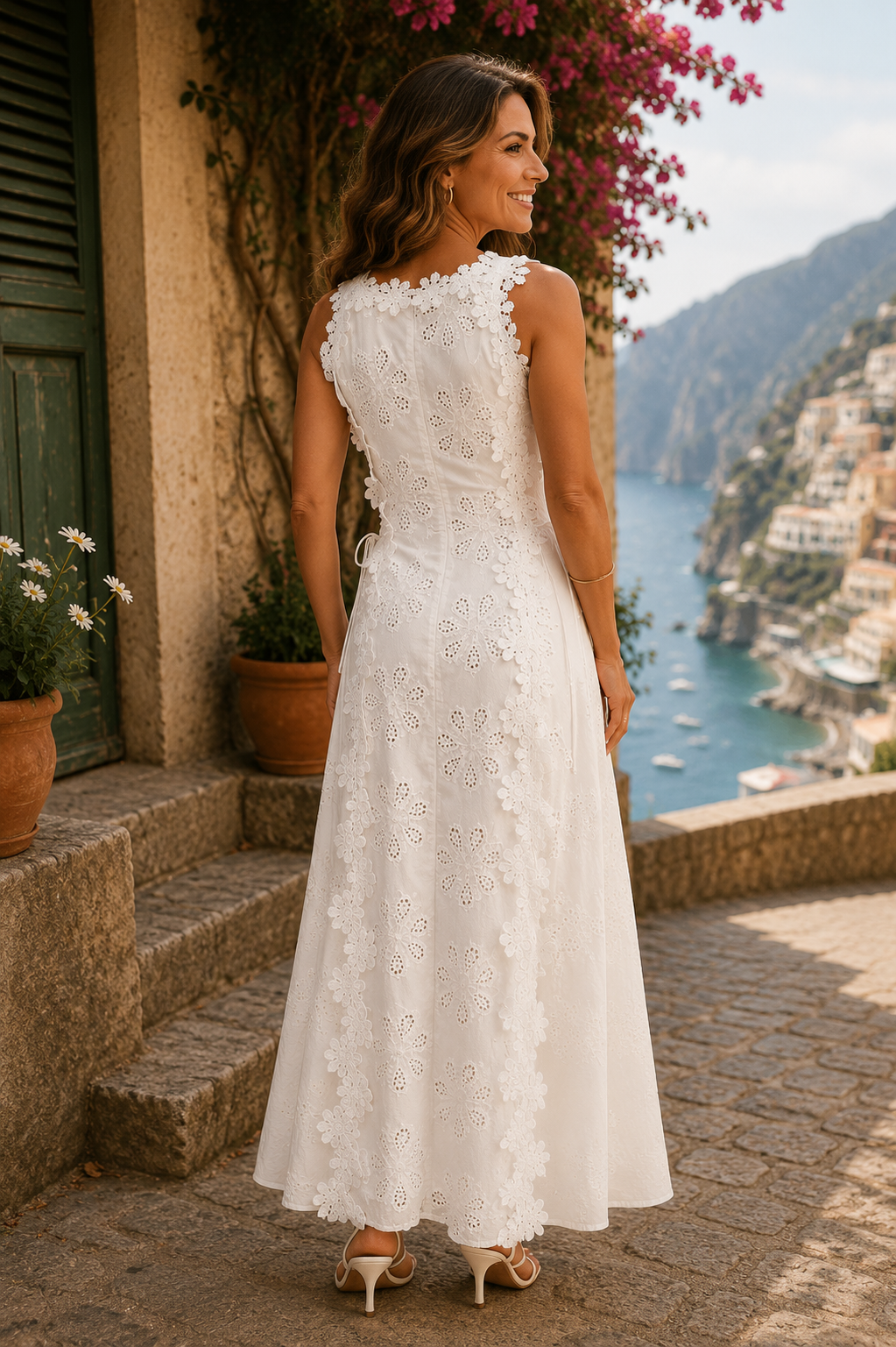 Della | Vestido Maxi Bordado