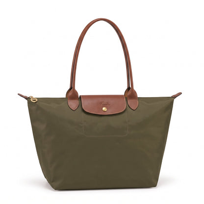 Bolso Tote Grande · Verde Militar