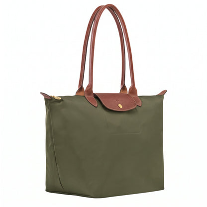 Bolso Tote Grande · Verde Militar