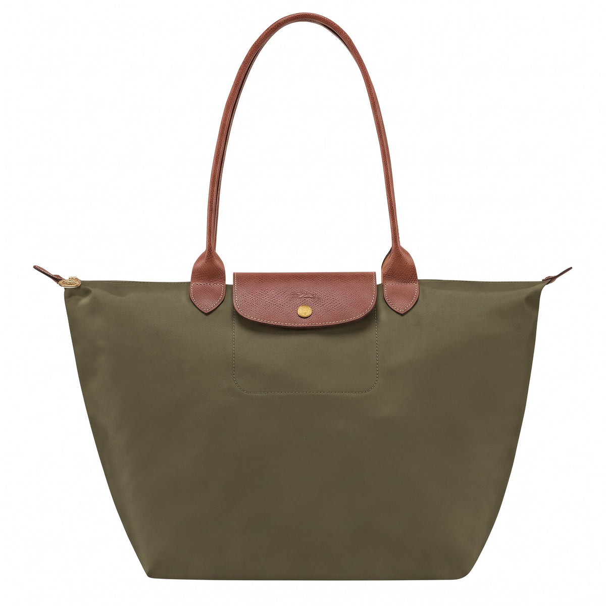 Bolso Tote Grande · Verde Militar