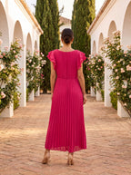 Seraphina | Vestido Maxi Plisado