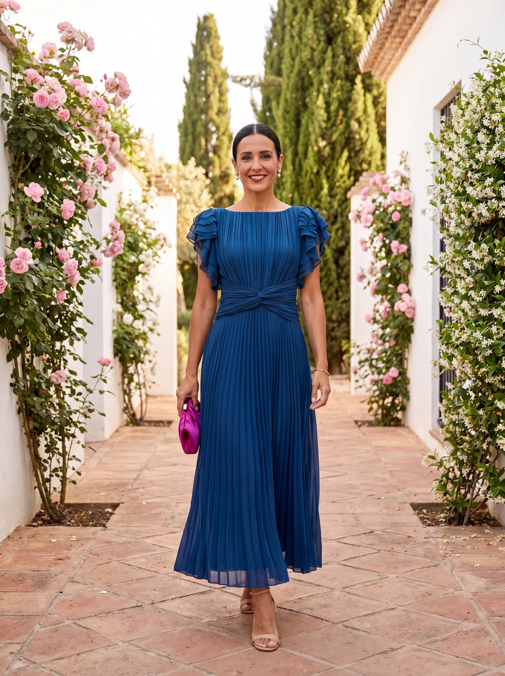 Seraphina | Vestido Maxi Plisado