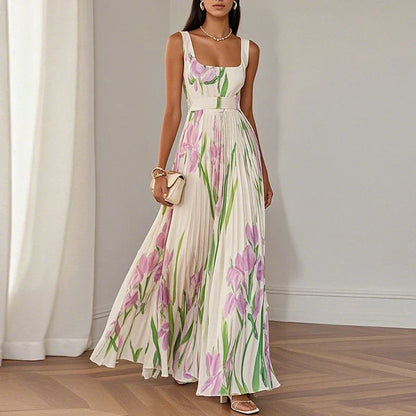 Oriah | Vestido Maxi Línea A Floral