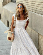 Lyra | Vestido Maxi Vichy