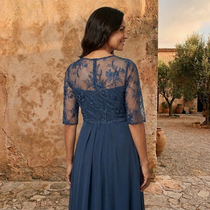 LOLA CASTELL | VESTIDO DE GASA ELEGANTE