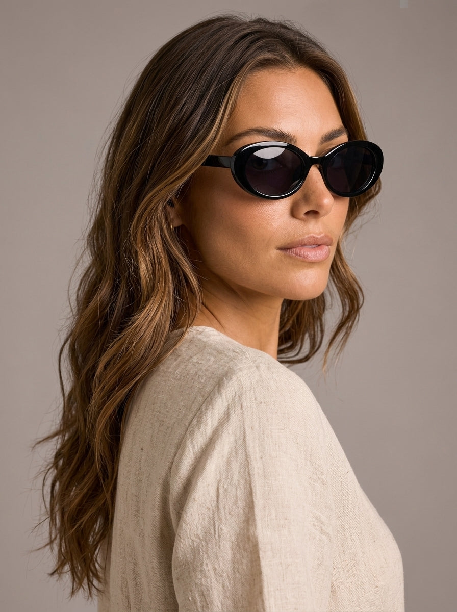 Gafas Oval Noir