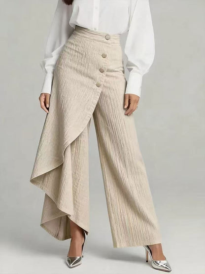 Pantalón Palazzo Liquid Denim