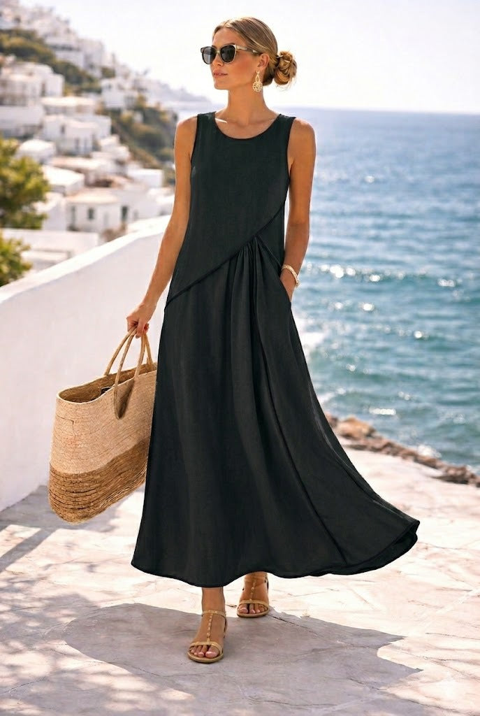 Vestido Maxi 'Cyclades' Contrast™