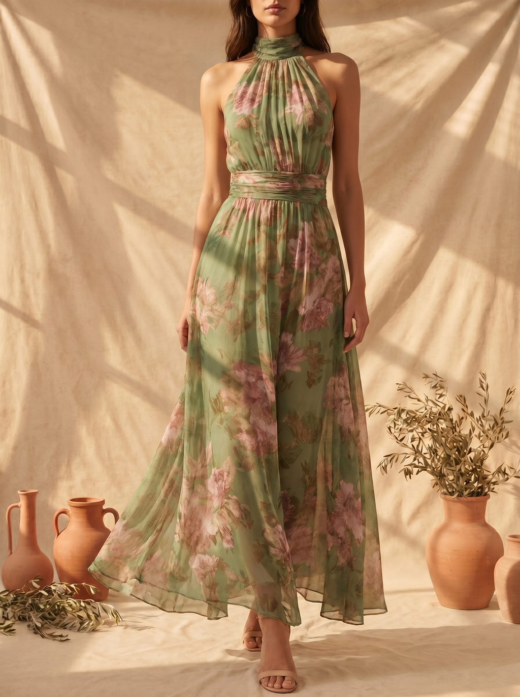 Salvia | Vestido Maxi Floral
