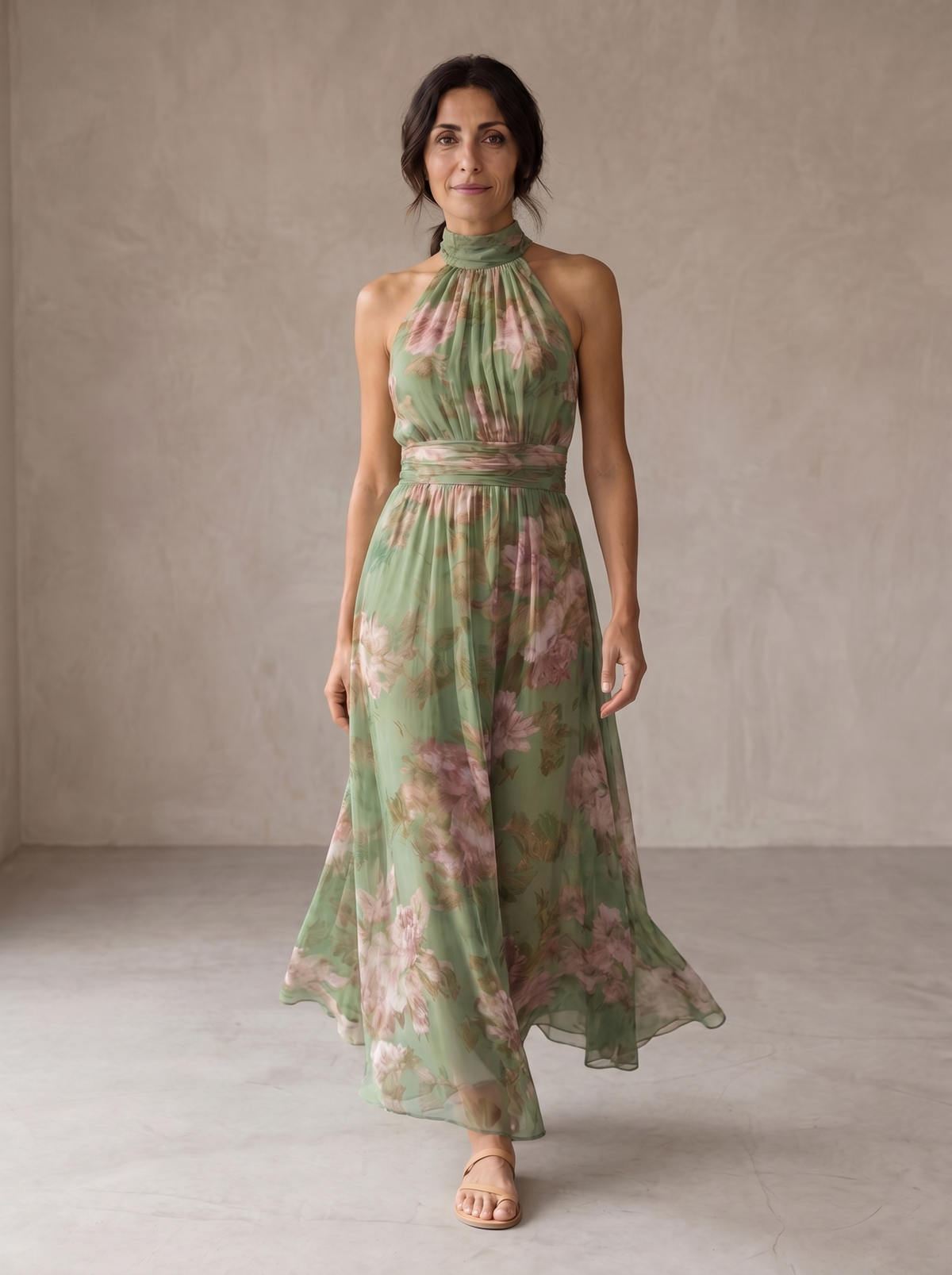 Salvia | Vestido Maxi Floral