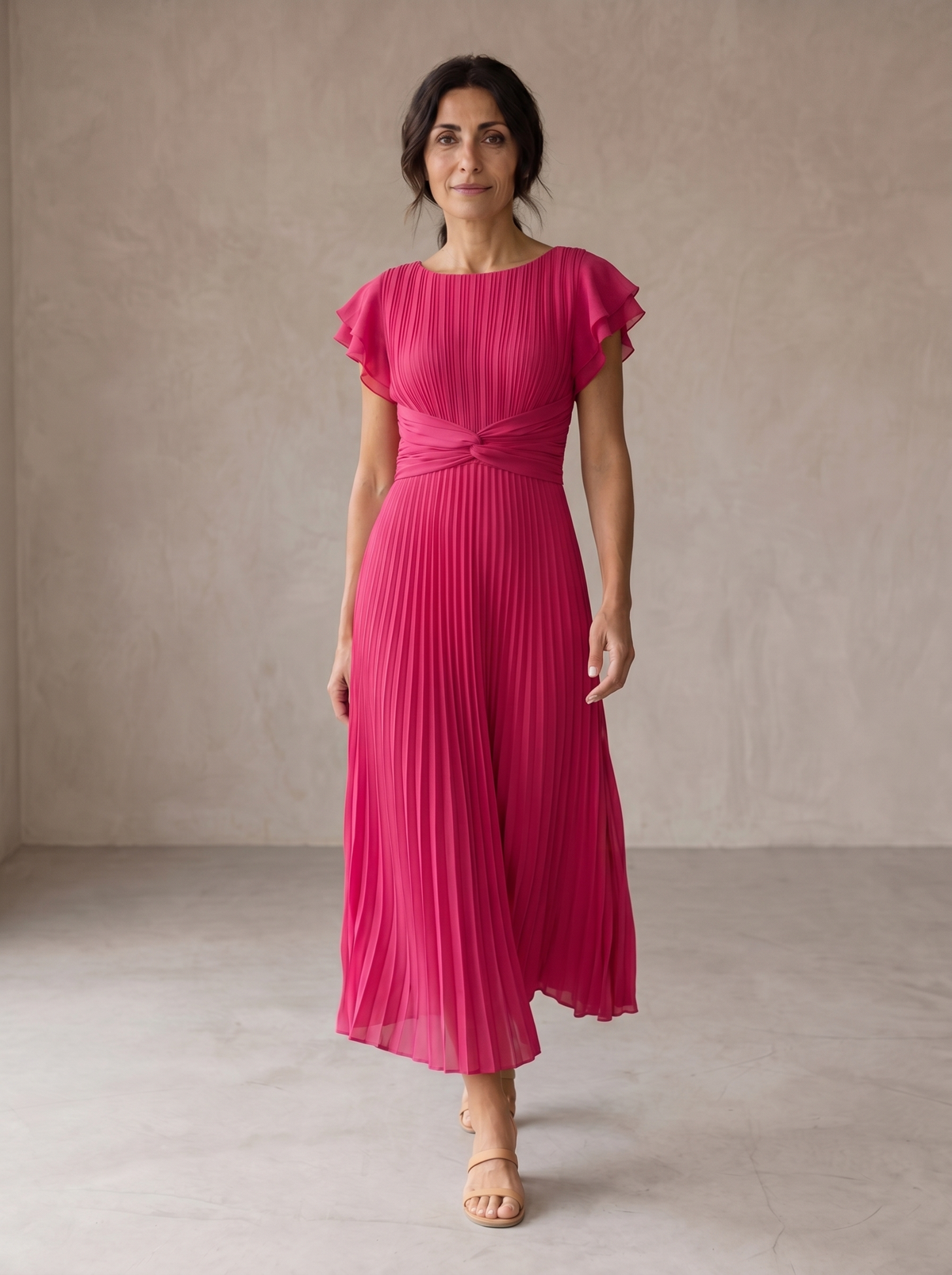 Seraphina | Vestido Maxi Plisado