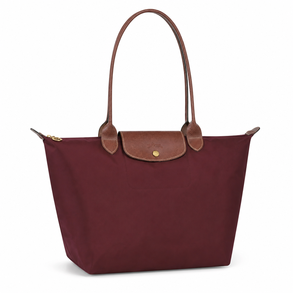 Bolso Tote Grande · Burdeos