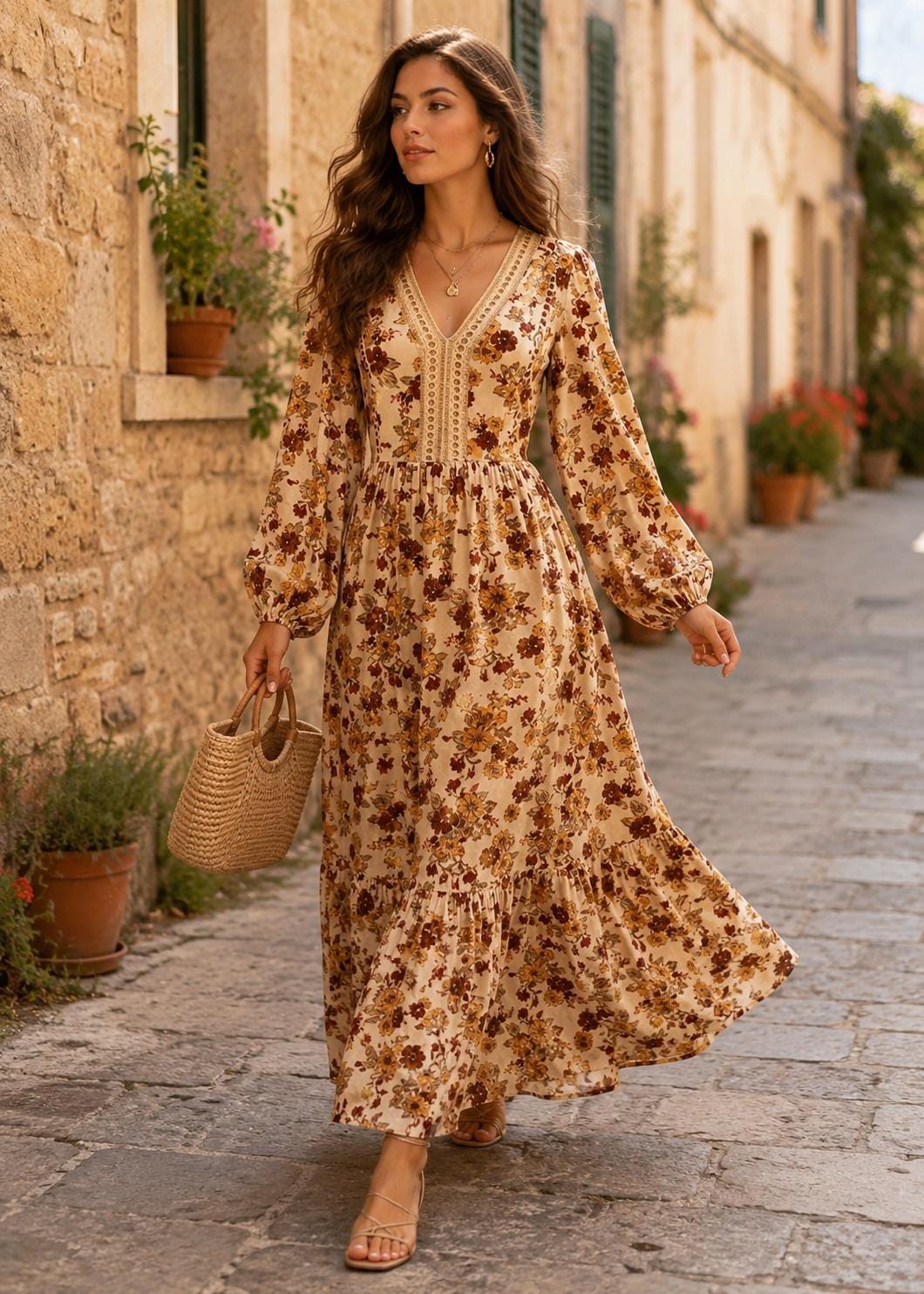 Vestido Valeria Boho Floral