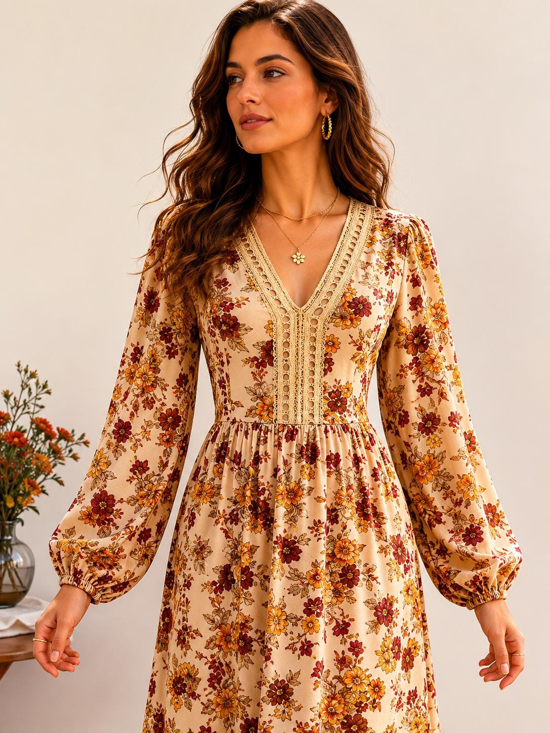 Vestido Valeria Boho Floral
