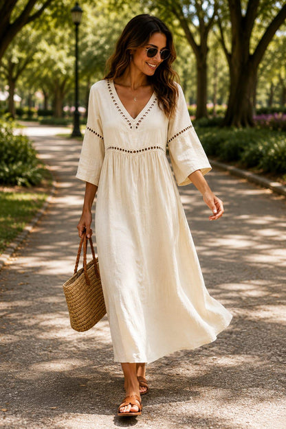Vestido midi bohemio