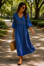 Bruna | Vestido Maxi de Lino