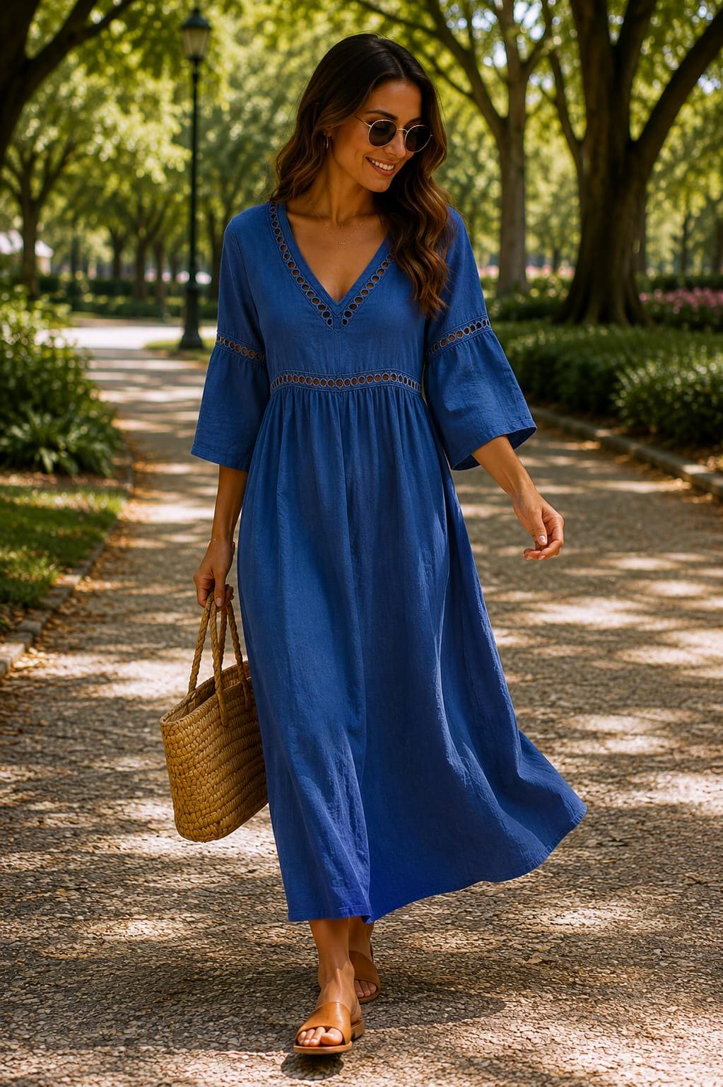 Vestido midi bohemio