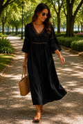 Bruna | Vestido Maxi de Lino