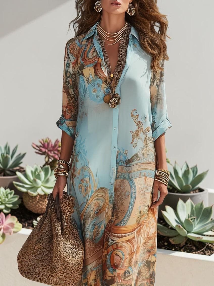 Verona | Vestido Camisero Maxi