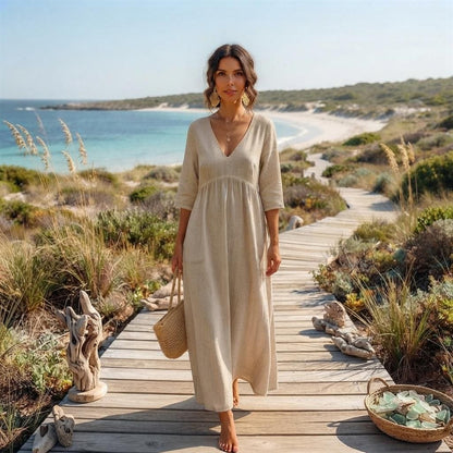 Vestido Largo Brisa Natural