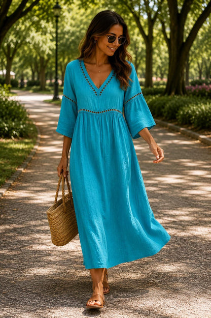 Vestido midi bohemio