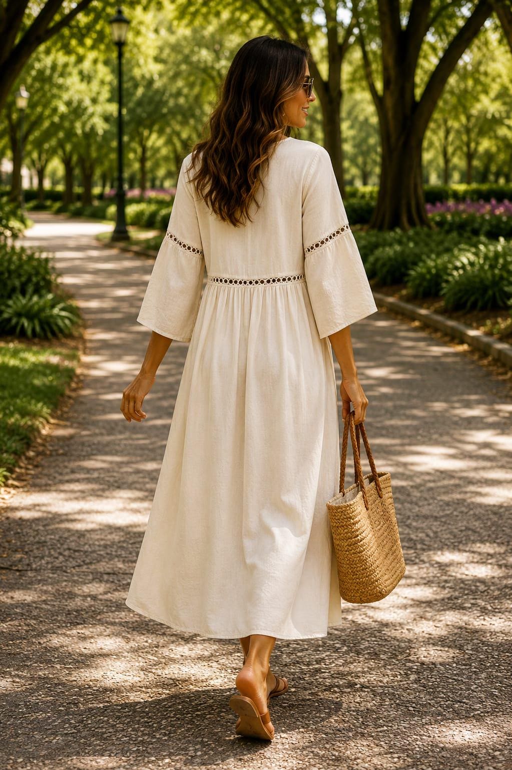 Vestido midi bohemio