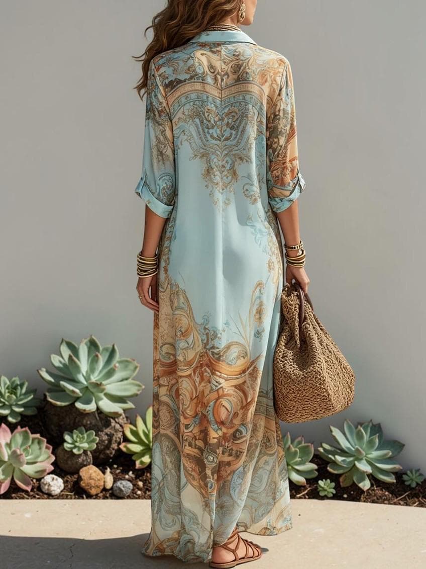 Verona | Vestido Camisero Maxi