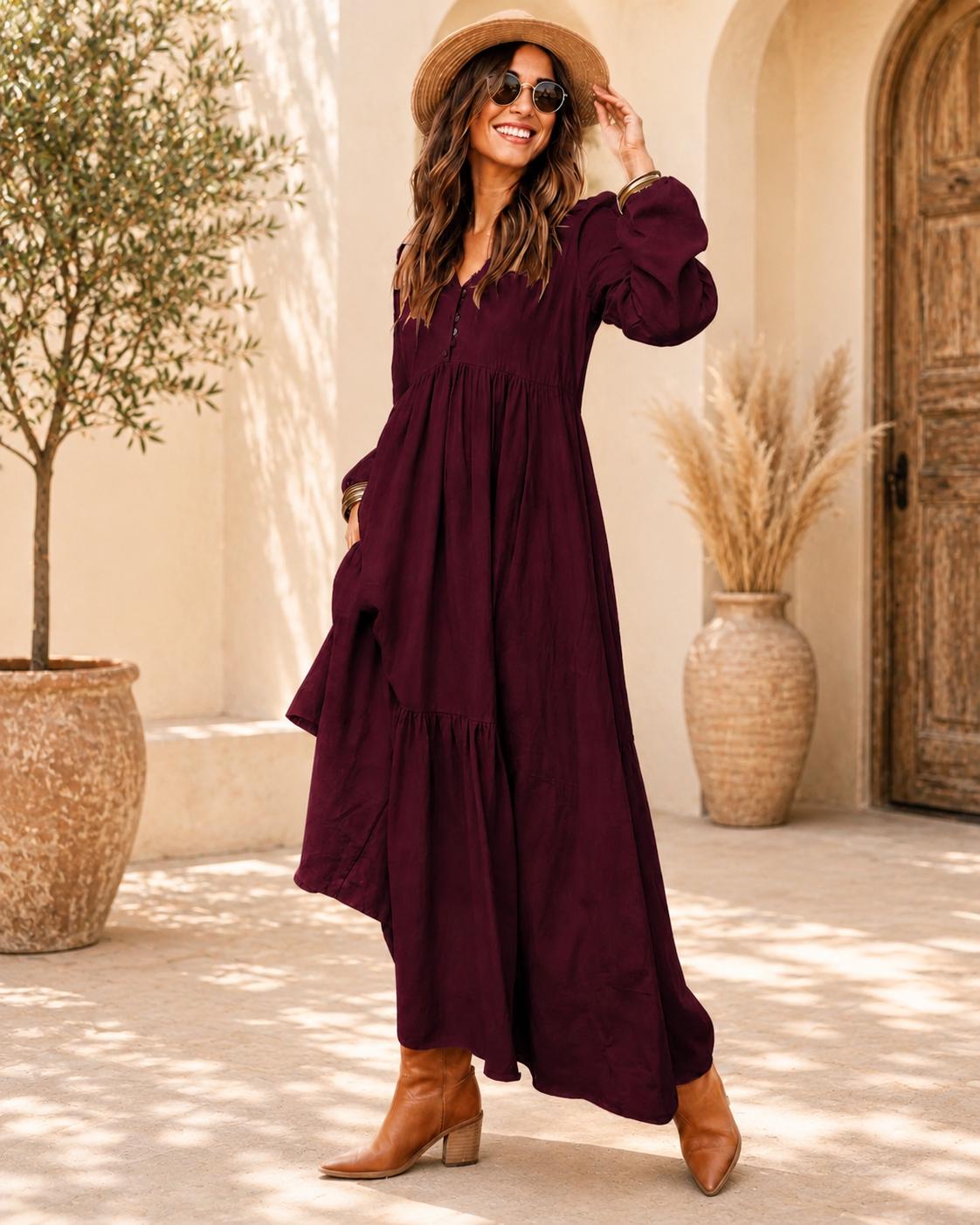Marisol | Vestido Midi Boho