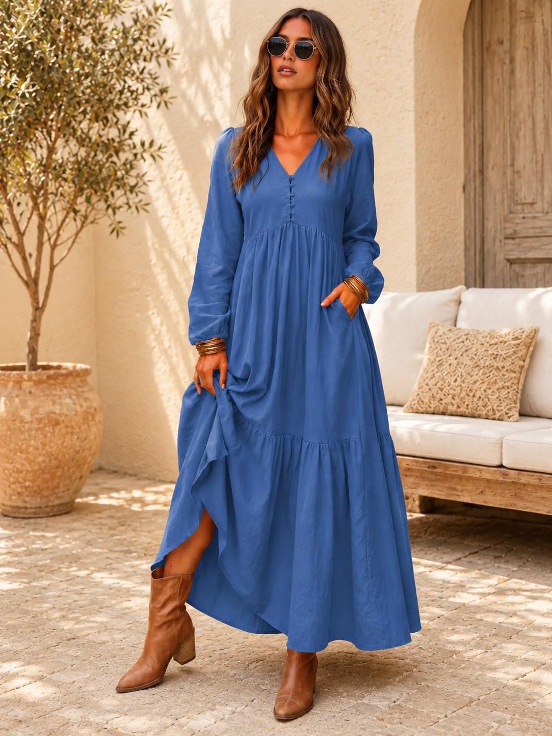Marisol | Vestido Midi Boho