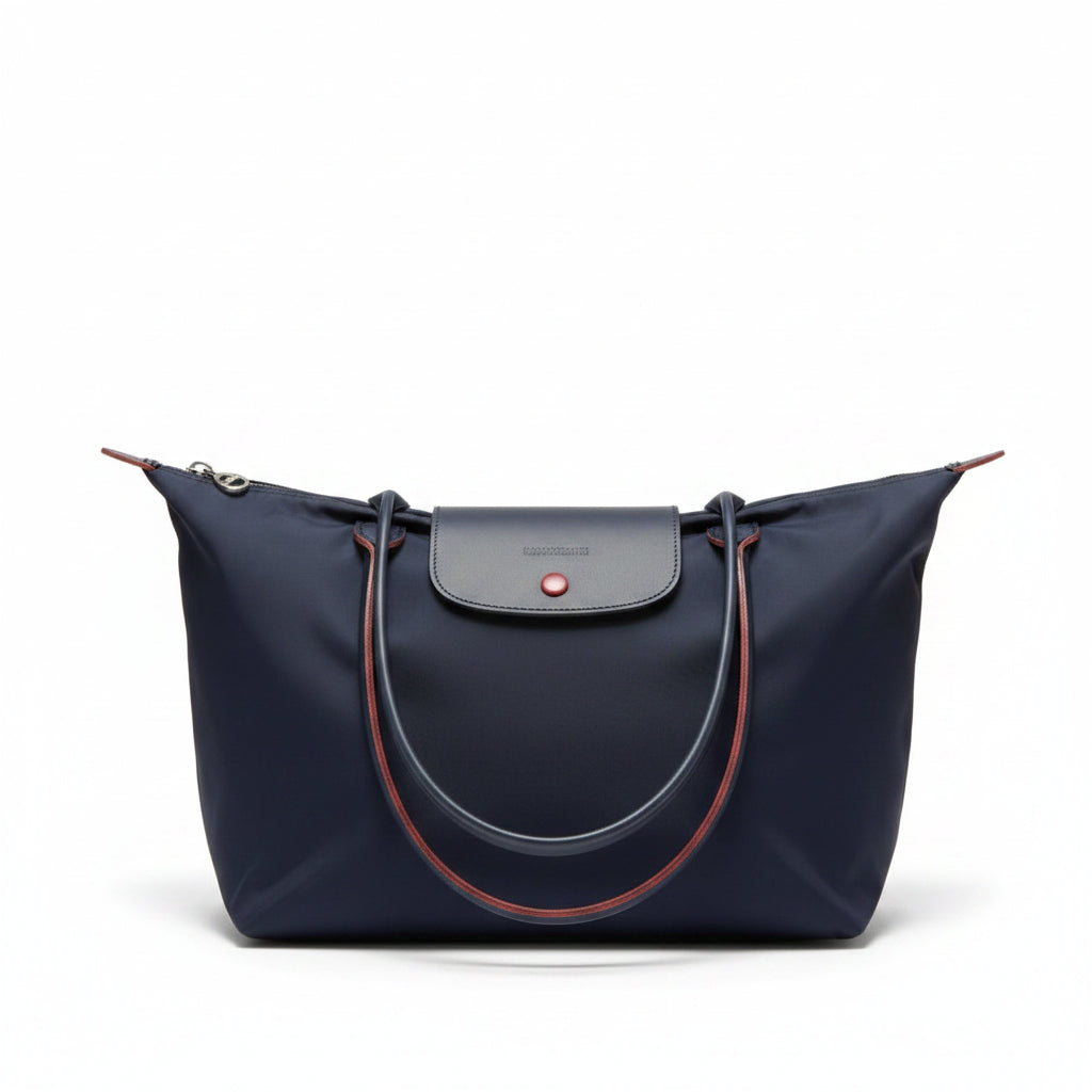Bolso Tote Grande · Azul Marino