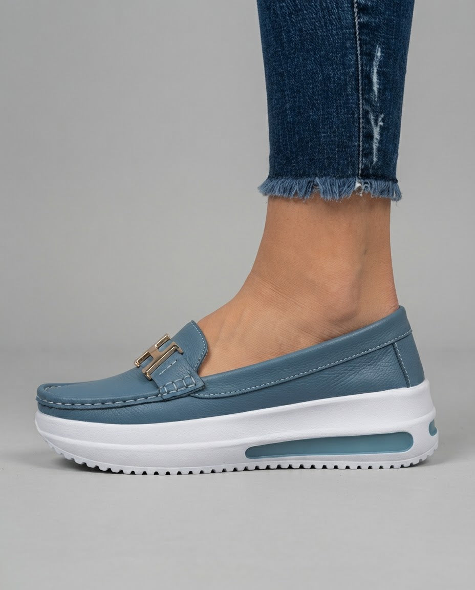 Mocasines Plataforma con Herraje