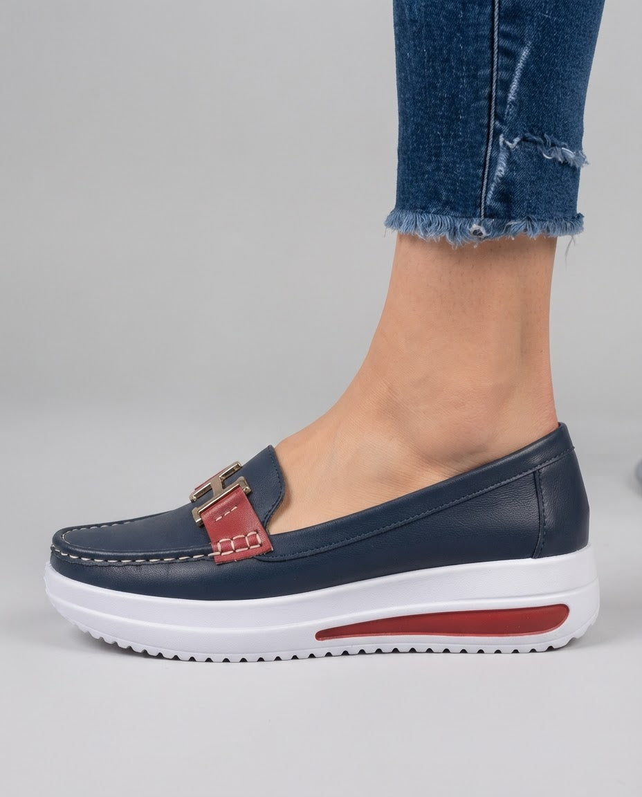 Mocasines Plataforma con Herraje
