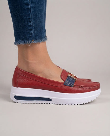 Mocasines Plataforma con Herraje