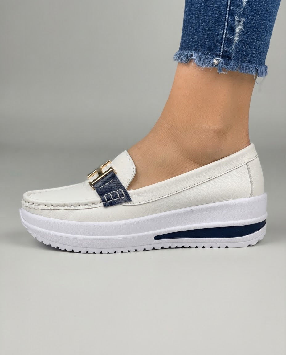 Mocasines Plataforma con Herraje