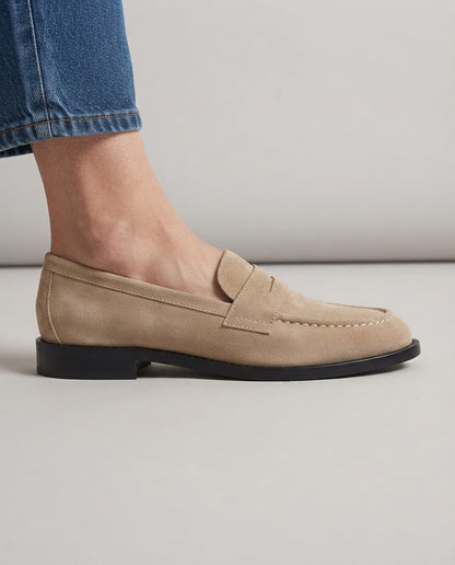 Mocasines Penny en Acabado Ante