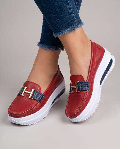 Mocasines Plataforma con Herraje