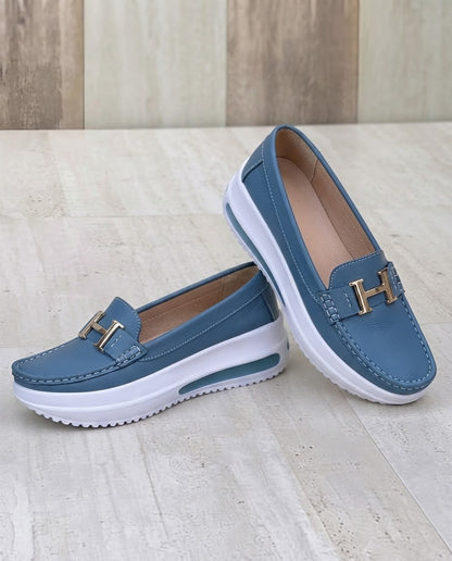 Mocasines Plataforma con Herraje